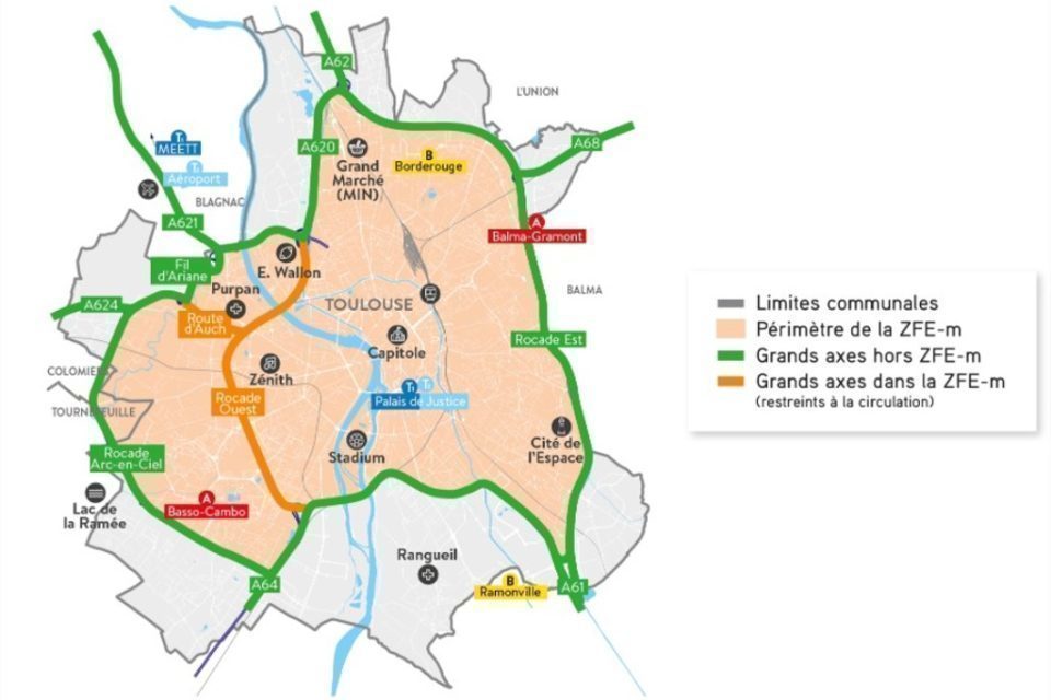 La vignette Crit'Air à TOULOUSE